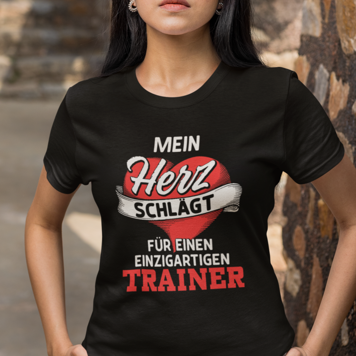 Mein Herz schlägt für einen Trainer - Organic Frauen Shirt