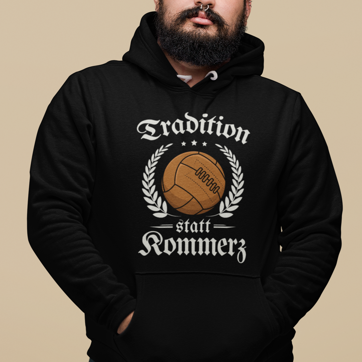 Tradition statt Kommerz / Fussball Fan Hoodie